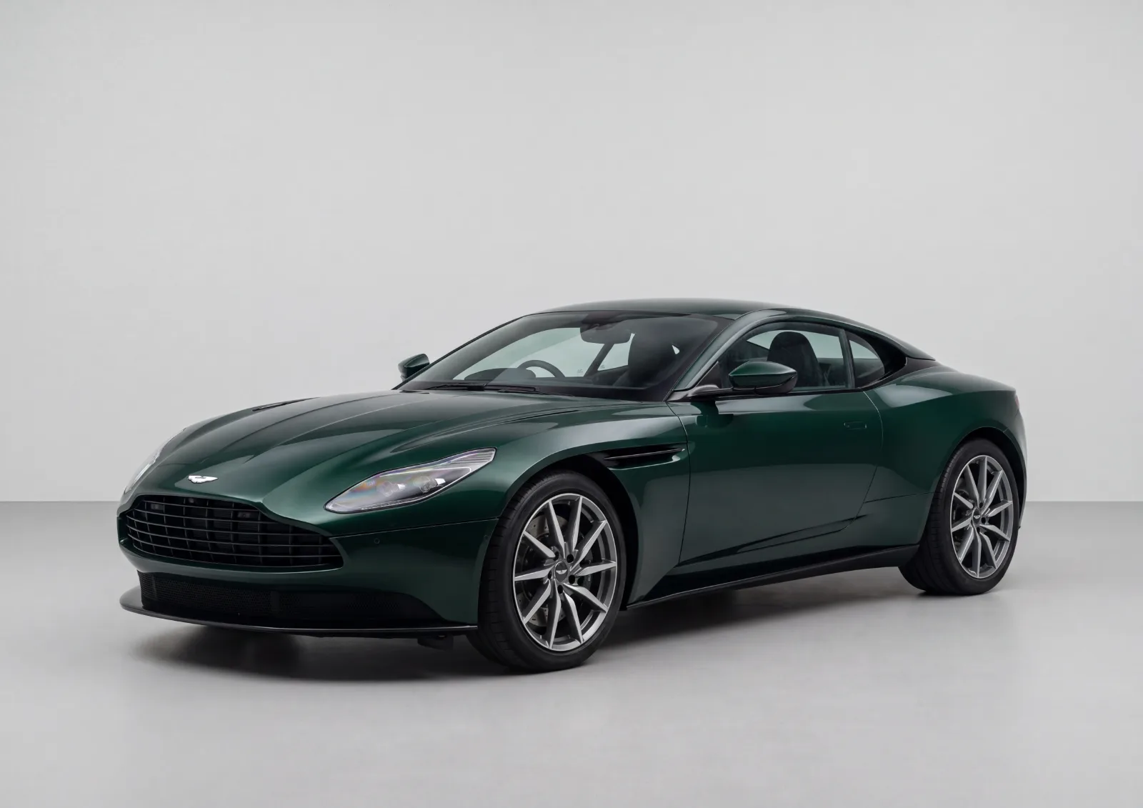 Aston Martin DB11 V12 (2016) in Very dark green · Gloss, Carbonography print