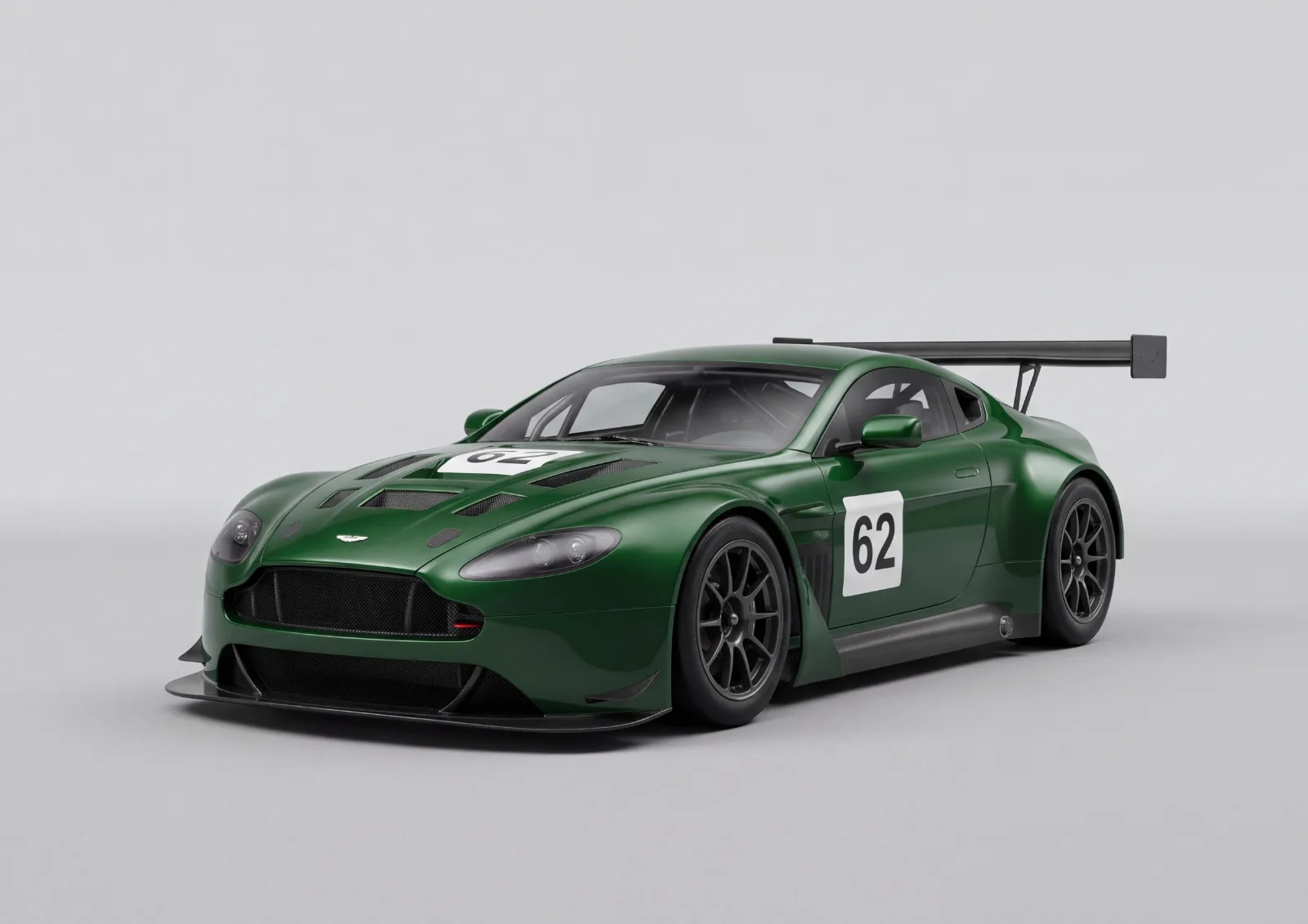 2019 Aston Martin Vantage DTM (Class 1) in Racing Green · Gloss, Carbonography print