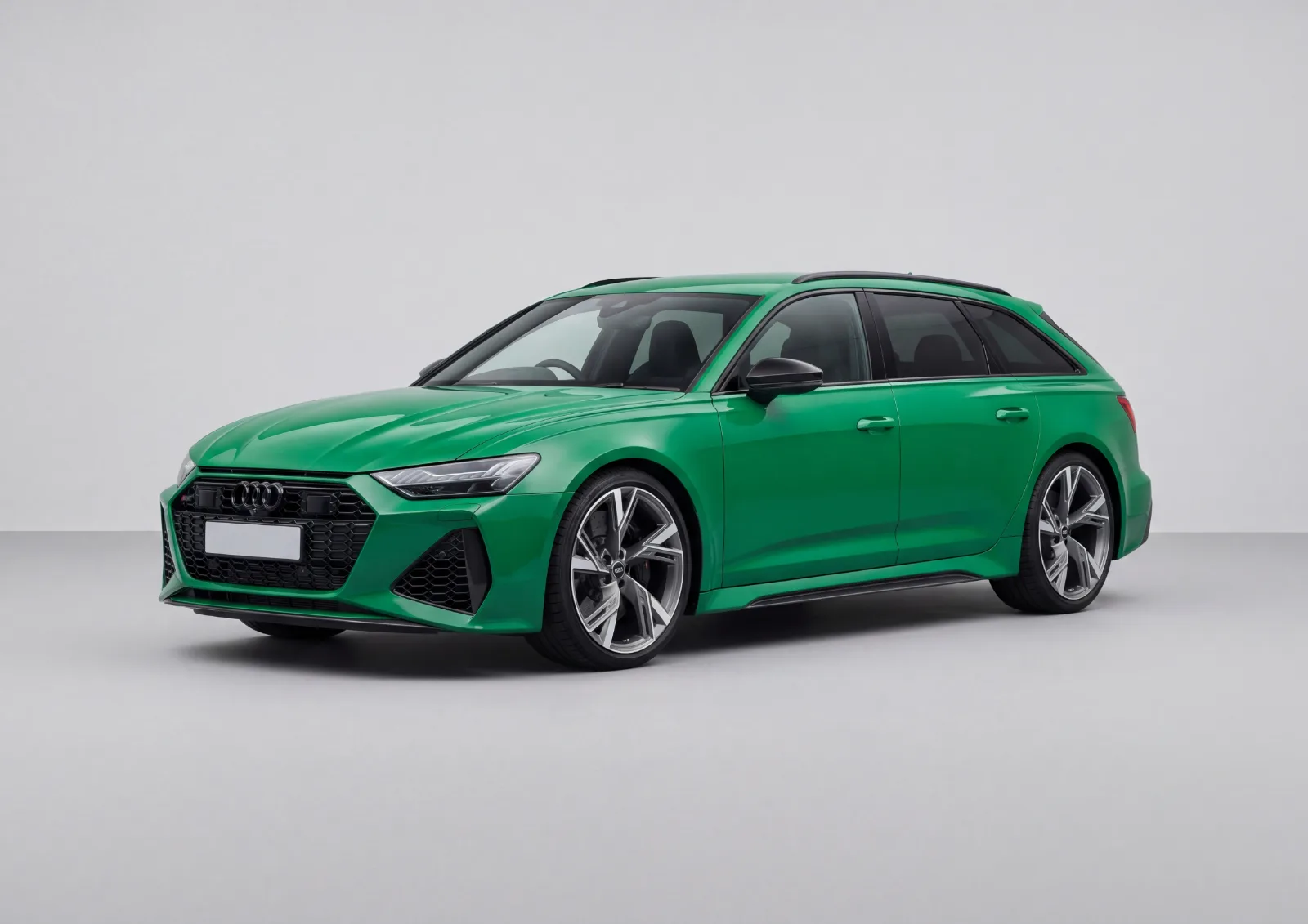 Audi RS6 Avant GT (2025) in Green · Gloss, Carbonography print