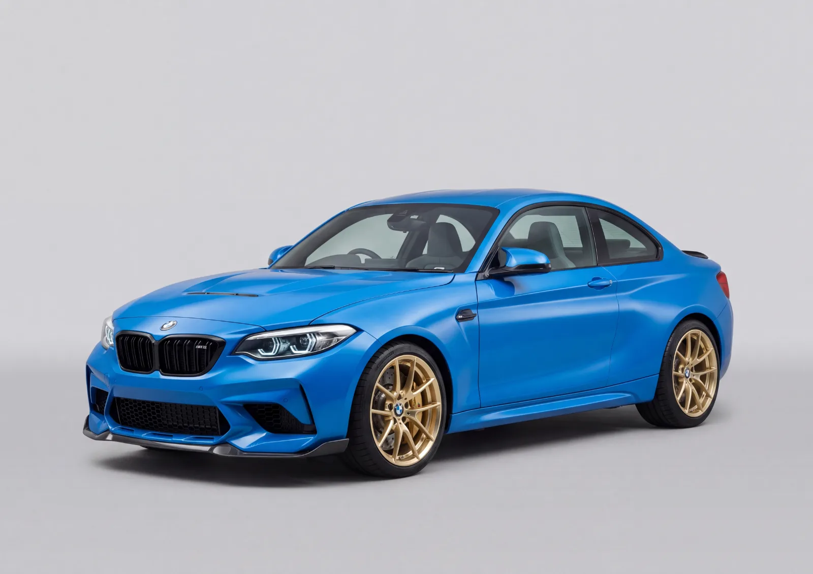BMW M2 CS (F87) in Vivid blue · Gloss, Carbonography print