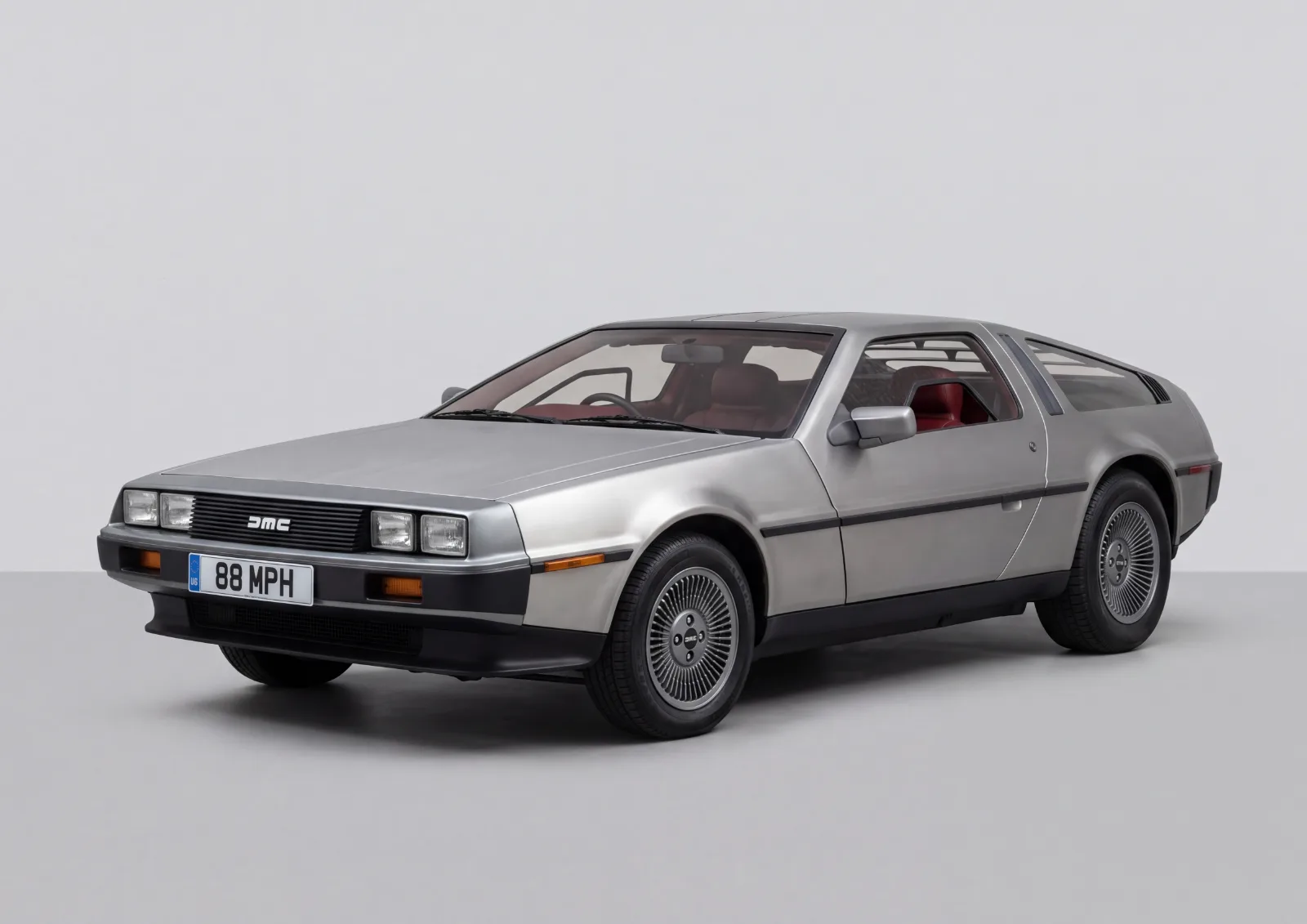DeLorean DMC-12 (1981) in Mid grey · Metallic, Carbonography print