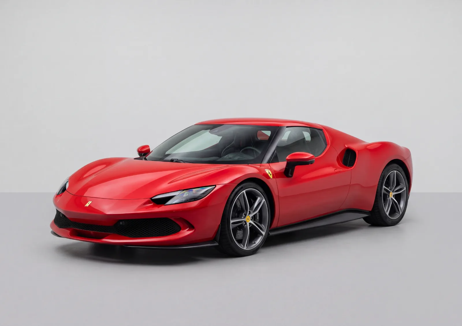 Ferrari 296 GTS (2024) in Vivid red · Gloss, Carbonography print