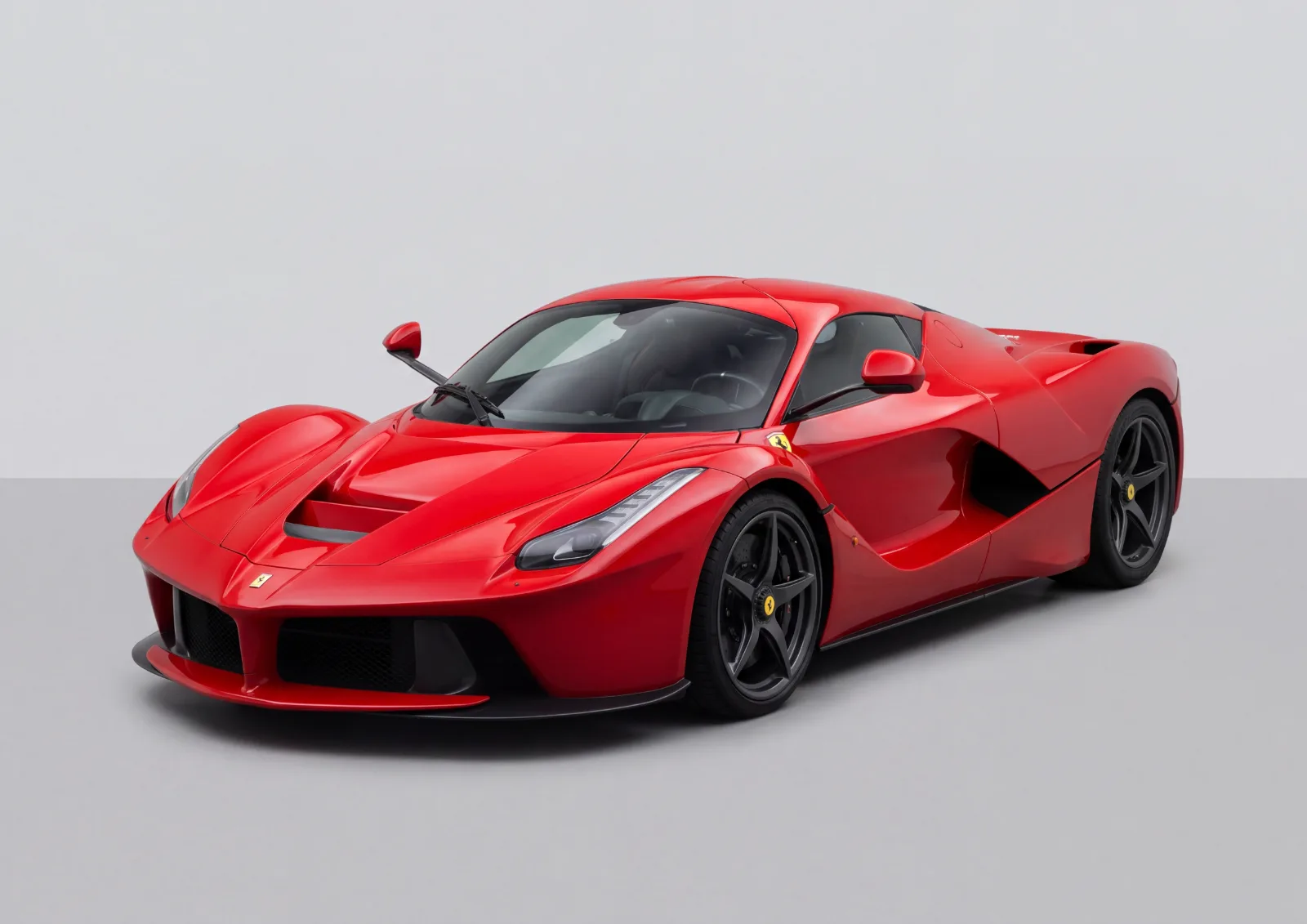 Ferrari LaFerrari (2014) in Vivid red · Gloss, Carbonography print