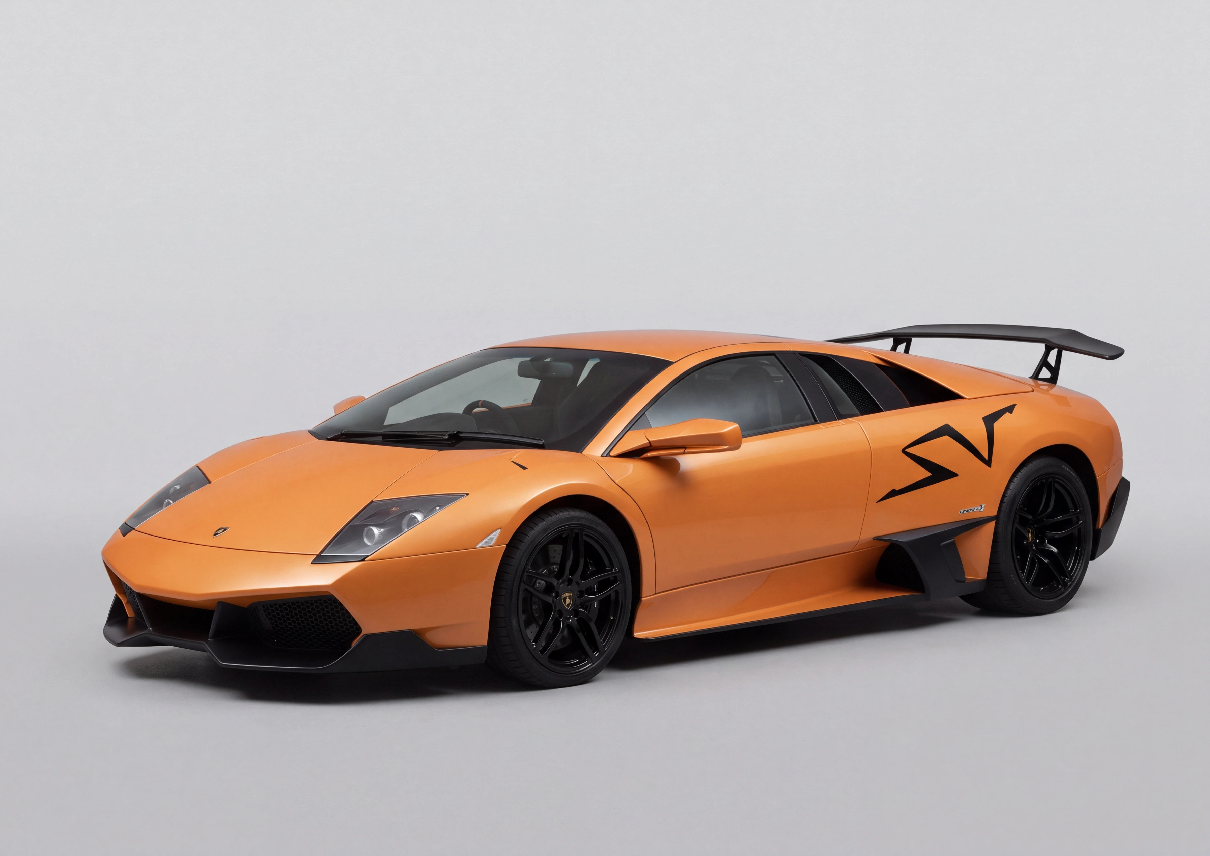 Lamborghini Murciélago LP670-4 SV (2009) in Light orange · Carbon fibre, Carbonography print