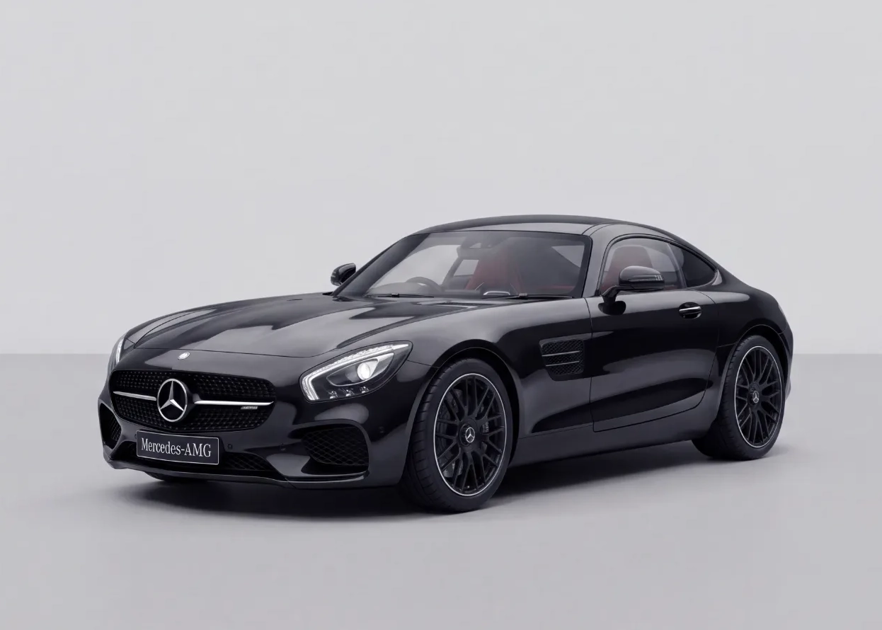 2015 Mercedes-AMG GT S Coupe (C190) in Black · Gloss, Carbonography print
