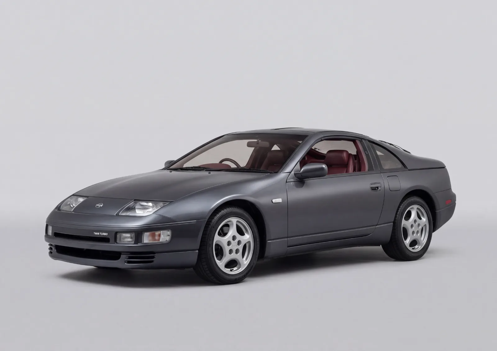 1991 Nissan 300ZX Twin Turbo (Z32) in Charcoal grey · Metallic, Carbonography print